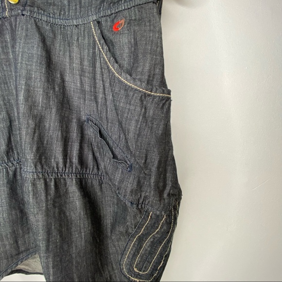 Castro Demin Overall Dress Size 2 - Picture 7 of 12